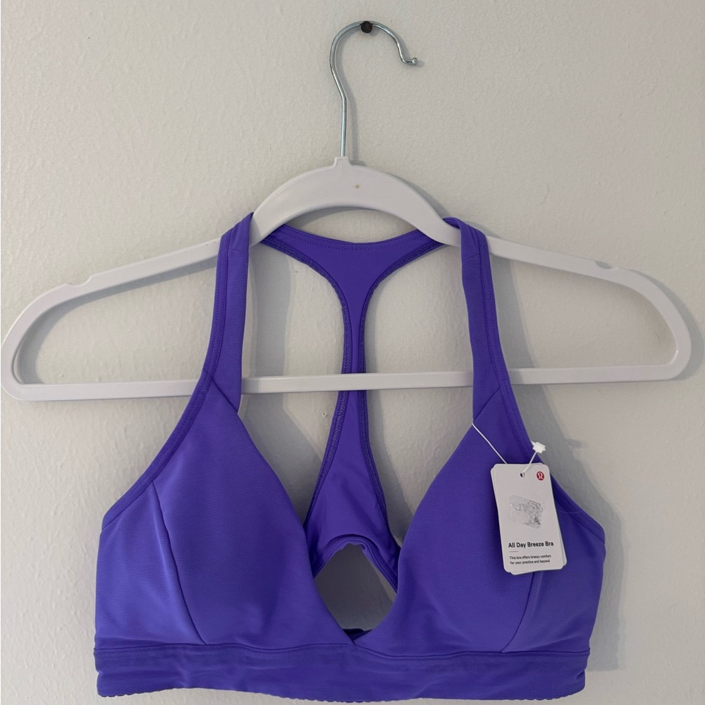 Lululemon All Day Breeze Sports Bra - Size 8